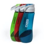 Wasserflasche für den Hund für unterwegs in drei Farben