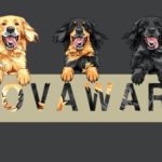 Aufkleber der Rasse Hovawart