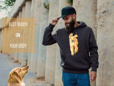 Hoodie Hovawart blond