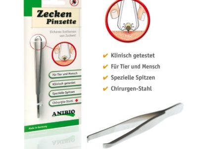 Diese Zeckenpinzette wurde von Tierärzten mitentwickelt und besteht aus hochwertigem Chirurgenstahl.