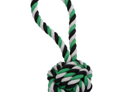 Vom TÜV Süd geprüftes Hundespielzeug aus reiner Baumwolle