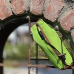 Futterdummy an einer Mauer