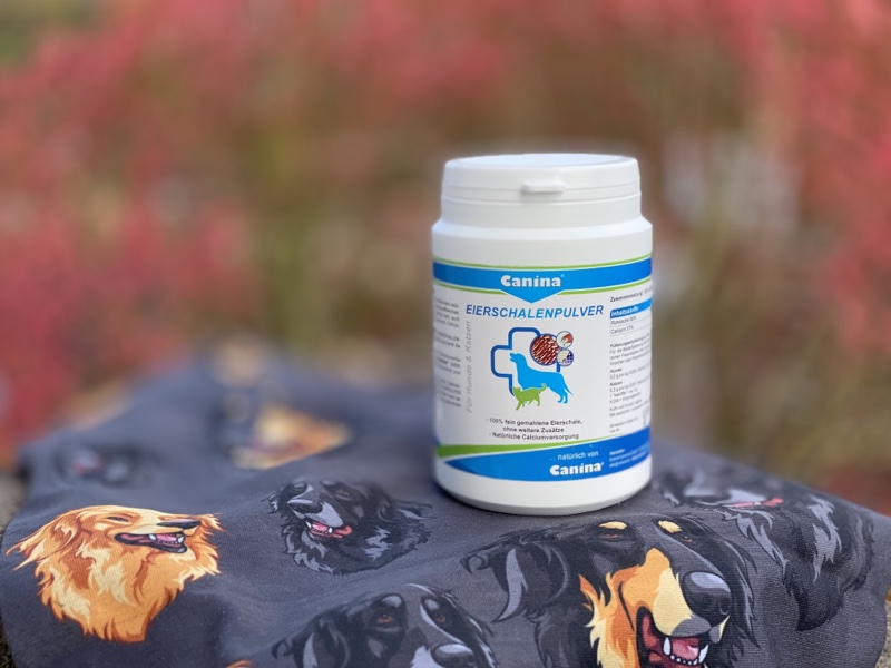 Eierschalenpulver1 Eierschalenpulver für den Hund