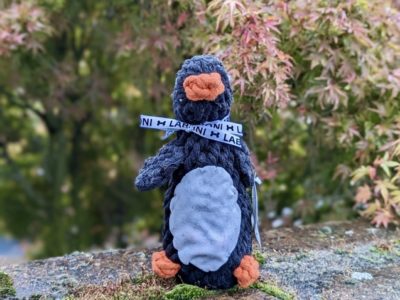 Hundespielzeug Pinguin handgefertigt
